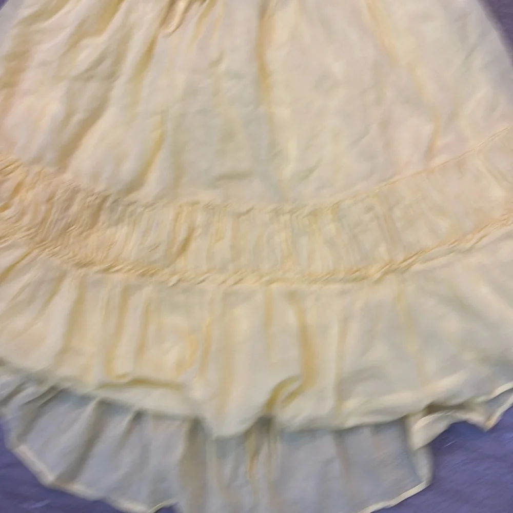 Free People Taking Sides Yellow Ruffled Mini Dress - Picture 5 of 16